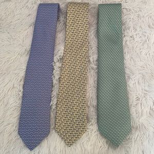 Vineyard vines men silk ties set of 3